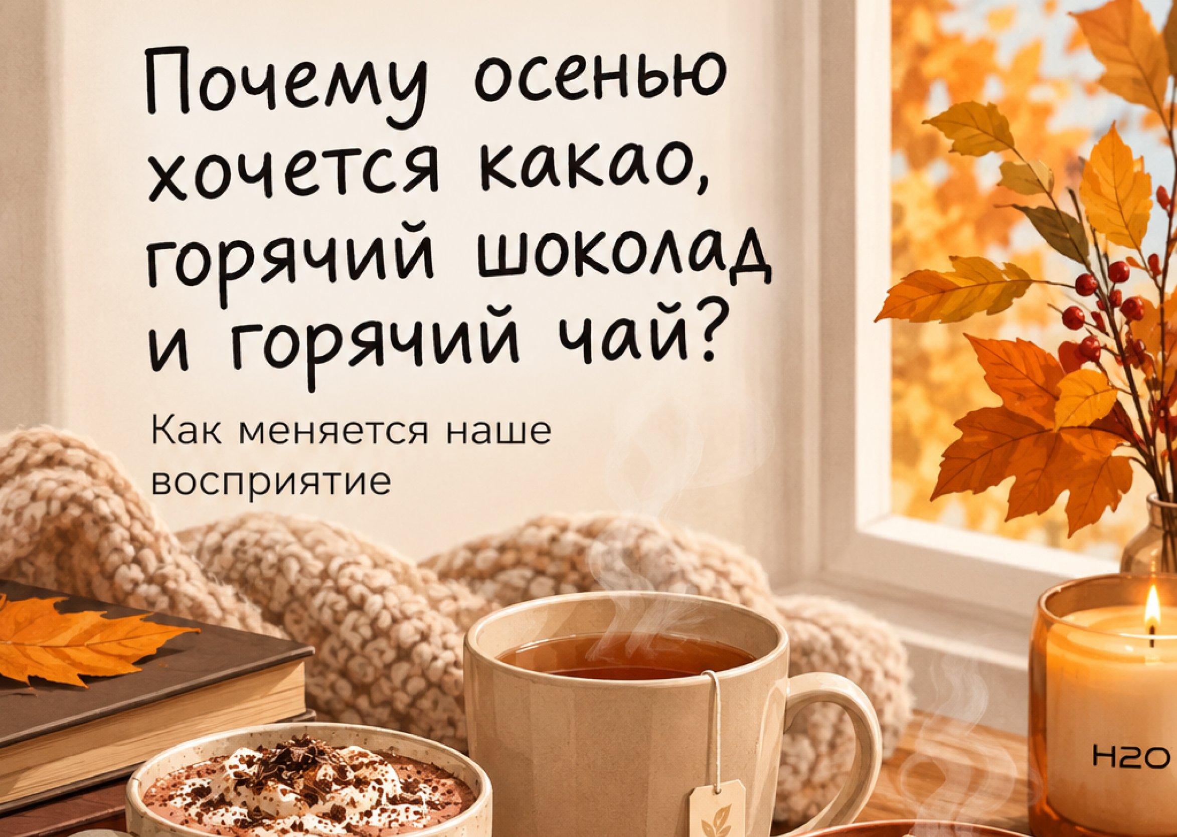 Почему осенью хочется какао, горячий шоколад и горячий чай: как меняется наше восприятие