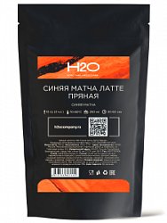 Синяя матча Латте Пряная (с сахарозаменителем), 100гр 