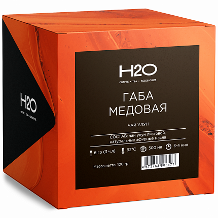 КУБ ГАБА улун Медовая (чай улун темный ароматизированный), 100гр