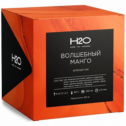 КУБ Волшебный Манго (чай зеленый ароматизированный), 100гр